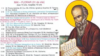 Ce sărbătoare este &icirc;n Calendarul ortodox pe 8 mai 2026?