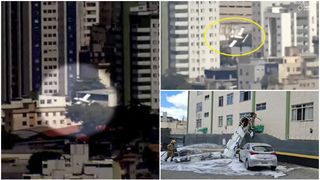 Un avion de mici dimensiuni s-a prăbușit peste o clădire, &icirc;n Brazilia