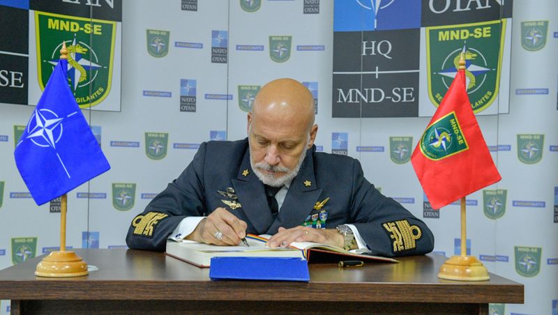 Amiralul Giuseppe Cavo Dragone, în România