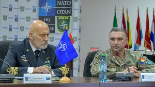 Amiralul Giuseppe Cavo Dragone, &icirc;n Rom&acirc;nia
