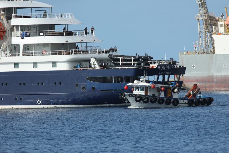Vasul de croazieră MV Hondius a ajuns în Olanda