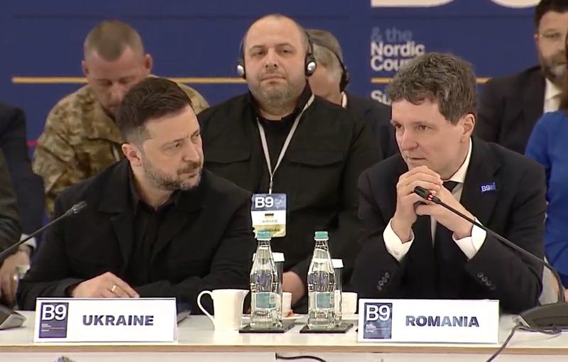 Zelenski a ajuns la summitul B9, găzduit de președintele Nicușor Dan: "Trebuie să ne asigurăm că Rusia nu va mai începe niciun război"