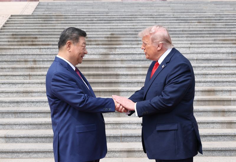 Xi Jinping l-a primit la Beijing pe Donald Trump