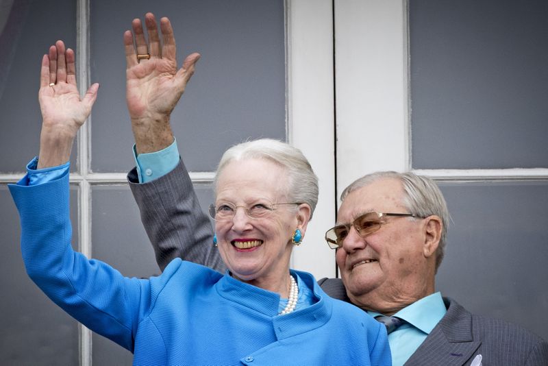 Queen Margrethe with Prince Henrik