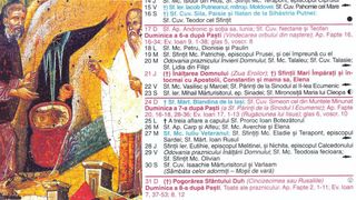 Ce sărbătoare este &icirc;n Calendarul ortodox pe 25 mai 2026?