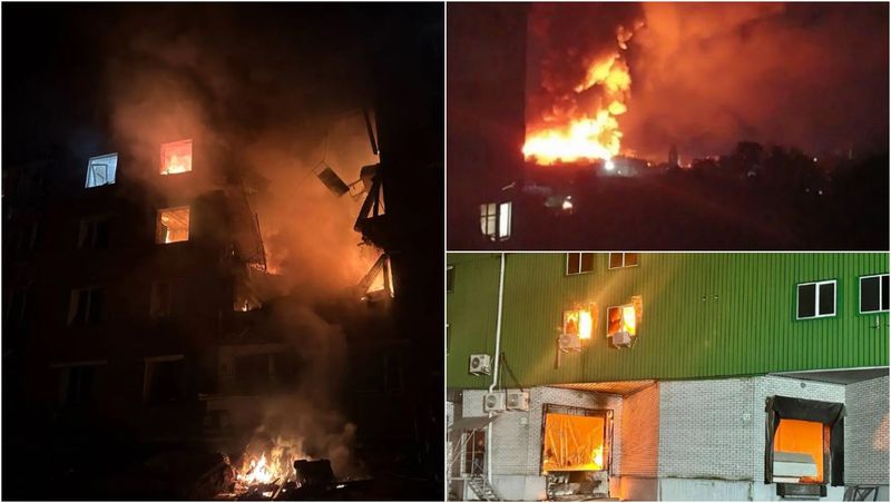 Atac masiv al Rusiei în mai multe orașe din Ucraina