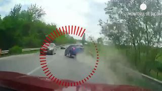 VIDEO Directorul APIA Suceava, implicat &icirc;ntr-un accident grav după ce a condus băut mașina de serviciu