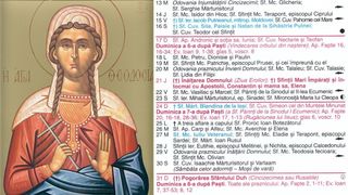 Ce sărbătoare este &icirc;n Calendarul ortodox pe 29 mai 2026?