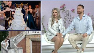 VIDEO Răzvan Vasile și Nicoleta Scarlat, nuntă ca-n povești