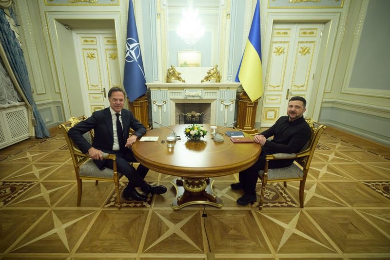 Secretarul general al NATO, Mark Rutte, vizită-surpriză la Kiev