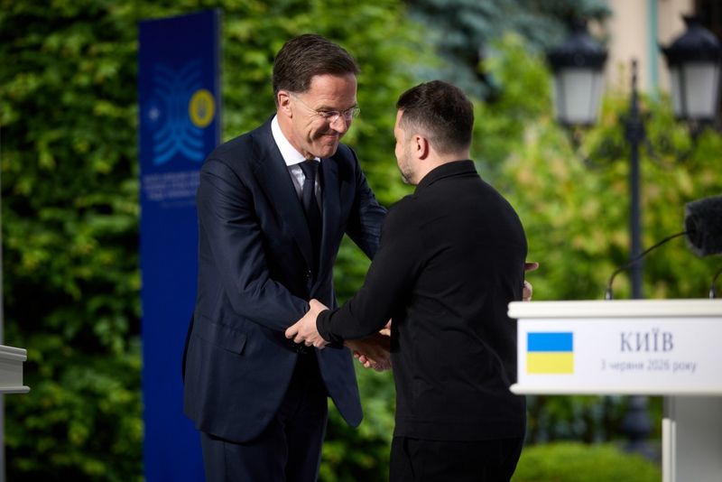 Secretarul general al NATO, Mark Rutte, la Kiev