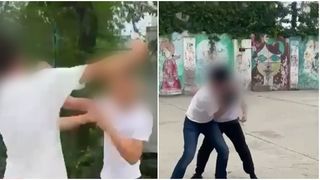 Scene revoltătoare &icirc;ntr-o școală din Giurgiu: doi minori s-au luat la bătaie