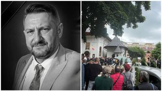 Imagini cutremurătoare de la &icirc;nmorm&acirc;ntarea polițistului ucis de propriul fiu &icirc;n Piatra-Neamț! Soția bărbatului, sf&acirc;șiată de durere: &ldquo;Drum lin către stele&rdquo;