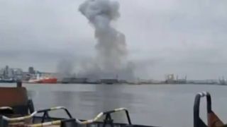 "Port rom&acirc;nesc de la Marea Neagră, zguduit de o explozie uriașă". Ce scrie presa internațională despre drona explodată la Constanța