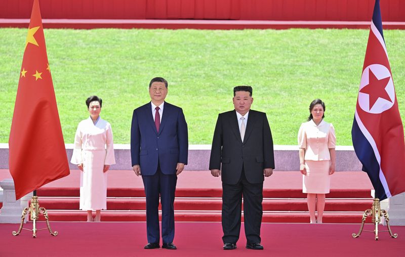 Liderii Xi Jinping și Kim Jong Un au întărit "prietenia" dintre cele două țări vecine, China și Coreea de Nord
