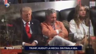 VIDEO Donald Trump, huiduit la finala NBA de la New York. Fanii au fost nemulțumiți de măsurile de securitate și cozile infernale