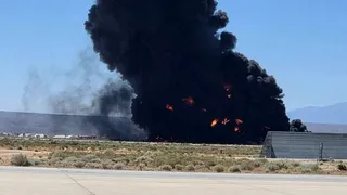 VIDEO Un bombardier B-52 al SUA s-a prăbușit &icirc;n California. 8 persoane au murit 