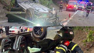 Accident grav &icirc;ntre Brașov și Poiană. Patru răniți după ce șoferul a pierdut controlul volanului 