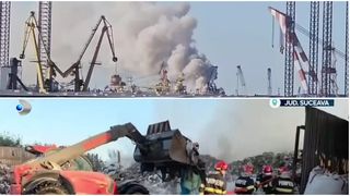 VIDEO Canicula a provocat incendii &icirc;n Constanța și Suceava
