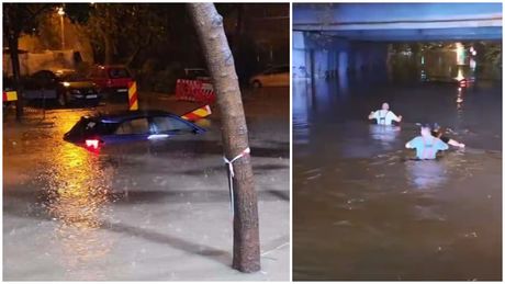 VIDEO Furtuna a făcut dezastru &icirc;n București și &icirc;n 20 de județe. O persoană a murit &icirc;n Ilfov,  mai multe străzi s-au transformat &icirc;n r&acirc;uri, aproape 60 de mesaje RO-Alert au fost emise