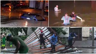 VIDEO Furtuna de cod roșu a făcut prăpăd &icirc;n București, Ilfov și județele &icirc;nvecinate. Bilanțul pagubelor