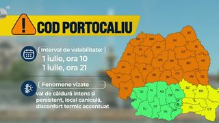VIDEO Coduri de vreme extremă &icirc;n București și &icirc;n mai multe zone ale Rom&acirc;niei