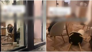 VIDEO Pensiune din județul D&acirc;mbovița, distrusă de scandalagii