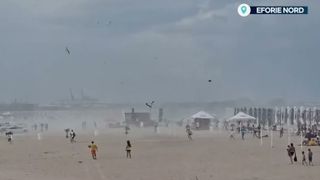 VIDEO Codul de vijelii afectează litoralul: furtună de nisip la Eforie Nord! Cum va fi vremea &icirc;n următoarele zile