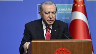 Președintele turc Recep Tayyip Erdogan, cadou neobișnuit pentru liderii străini de la summitul NATO&nbsp;
