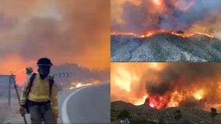 VIDEO Incendii masive &icirc;n Spania: cel puțin 12 oameni au murit. Cadavre găsite &icirc;n mașinile arse