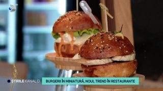 VIDEO Burgerii &icirc;n miniatură, noul trend &icirc;n restaurante