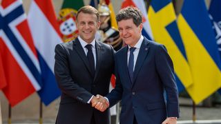 VIDEO Președintele Nicușor Dan participă la Coaliția de Voință de la Paris. Mesaj dur &icirc;mpotriva Federației Ruse. Șeful statului, primit de Emmanuel Macron