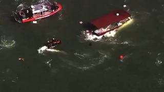VIDEO Tragedie pe apă! O ambarcaţiune s-a răsturnat &icirc;n Golful San Francisco. O persoană a murit şi două sunt date dispărute
