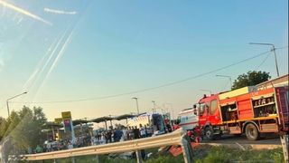 Accident devastator pe A2!