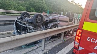 Filmul tragediei de pe A1! O fetiță de 5 ani a murit, iar o mamă și fiul ei de un an sunt grav răniți