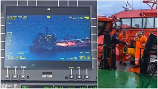 Unul dintre marinarii răniți &icirc;n incendiul izbucnit la bordul navei comerciale din Marea Neagră a murit. Bărbatul avea 46 de ani