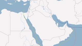 Bab el-Mandeb, o str&acirc;mtoare &icirc;ngustă la capătul sudic al Mării Roșii
