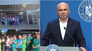 VIDEO Greva din sistemul sanitar continuă. Sindicaliștii SANITAS, nemulțumiți de legea salarizării și de declarațiile lui Ilie Bolojan