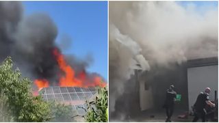 VIDEO Incendiu &icirc;ntr-o casă din Suceava. Doi copii și doi bătr&acirc;ni au fost salvați de jandarmi