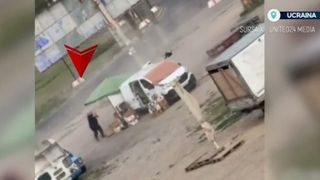 VIDEO Comerciant rănit de un atac cu drona. Victima are 52 de ani 