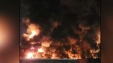 VIDEO Incendiu uriaș la o uzină chimică din Chile
