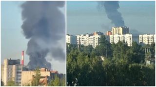 VIDEO Cea mai mare rafinărie din centrul Rusiei, atacată cu drone de Ucraina. A doua noapte consecutiv &icirc;n care e &icirc;n flăcări
