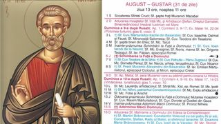 Ce sărbătoare este &icirc;n Calendarul ortodox pe 9 august 2026?