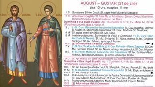 Ce sărbătoare este &icirc;n Calendarul ortodox pe 12 august 2026?