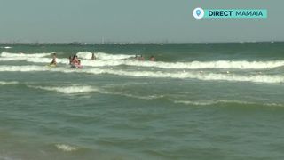 VIDEO Valuri periculoase &icirc;n stațiunea Mamaia
