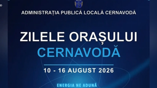 VIDEO Primăria Cernavodă lansează o licitație pentru organizarea Zilelor Orașului 2026. Evenimentul va dura 7 zile și 7 nopți, sub deviza &bdquo;Energia ne adună&rdquo;