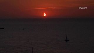 VIDEO Eclipsa de soare, spectacol &icirc;n Europa