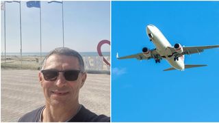Bărbatul care a fost aspirat parțial printr-un geam de avion