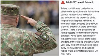 Alertă &icirc;n Tulcea! O dronă s-a prăbușit &icirc;n localitatea Luncavița. Anunțul făcut de MApN