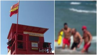 VIDEO Turist din Lehliu, salvat de la &icirc;nec de două ori &icirc;ntr-o zi. Bărbatului nu i-a păsat de steagul roșu din Eforie Nord: &bdquo;Pur și simplu nu &icirc;nțelege pericolul la care se expune&rdquo;